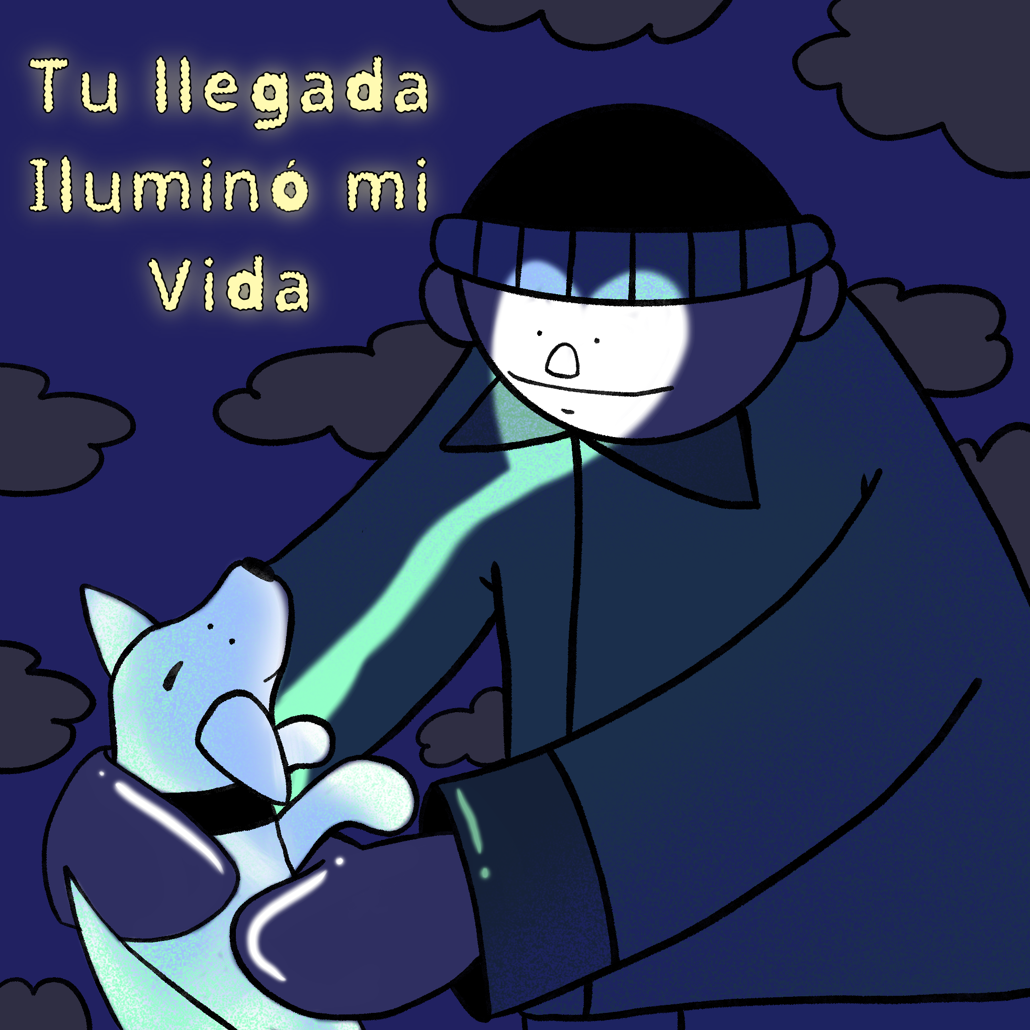 El mundo ilustrado de un amante de los perros